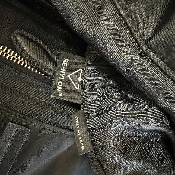 Prada Re-Nylon and Saffiano Leather Tote Bag - Picture 7 of 8